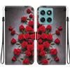 Tivenfezk Nadoli per Motorola Moto Edge 60 Fusion Cover Portafoglio,Case PU Pelle Libro Custodia Colorato Motivo Kickstand Chiusura Magnetica Slot per Schede Flip Caso
