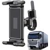 Generic Supporto per telefono per camion, morsetto di montaggio per manubrio - Supporto per telefono per camion, escavatore, carrello elevatore, supporto per auto, staffa per telefono cellulare
