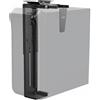 VIVO Supporto da scrivania e da parete da 8,3 a 13 pollici di larghezza, per PC da ufficio e gaming, grande supporto per CPU con girevole e bloccaggio, può contenere fino a 20 kg, nero, MOUNT-PC01L