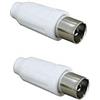 SIP SPINOTTO TV FEMMINA PZ. 2 CONNETTORE ANTENNA