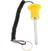 Baoblaze Perno del Pacco Pesi Perno del selettore del Perno della Macchina per Pesi Accessori per Attrezzature Fitness Sostituzione del Pacco Pesi Multiuso, Giallo 8x80mm
