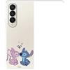 LA CASA DE LAS CARCASAS Custodia per Samsung Galaxy Z Fold4 ufficiale di Lilo & Stitch, Angel & Stitch Bacio per proteggere il tuo cellulare. Cover per Samsung in silicone flessibile con licenza ufficiale Lilo & Stitch