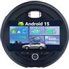 BXLIYER SXAUTO『Built-in 4G LTE/DAB』Android 15-6G+128G Autoradio Per BMW MINI Cooper F54 F55 F56 F60 (2015-2019) - CarPlay/Android Auto - Camera - Fast-boot Volante 360-CAM HDMI - 2 Din QLED 9 Pollici