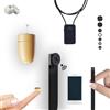 Pinganillosocultos Pinganelli nascosti kit completo mini fotocamera spia pulsante con auricolare spia invisibile senza fili - copia esame - WiFi HD 1080p reale. Ideale per leggere fogli A4. (Pinganello Supermini Carne)