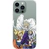 LA CASA DE LAS CARCASAS Custodia per iPhone 14 Pro MAX Ufficiale Dragon Ball, Guerrieri Saiyans per proteggere il tuo cellulare. Custodia per iPhone in silicone flessibile con licenza ufficiale Dragon Ball