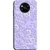Mixroom - Cover Custodia Back case In TPU Silicone Morbido Per Oppo Realme 12 5G Fantasia Intaglio lilla U824