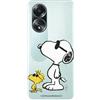 LA CASA DE LAS CARCASAS Custodia compatibile con OPPO A58 4G Ufficiale Peanuts Woodstock e Snoopy Posado per proteggere il tuo cellulare. Custodia in silicone trasparente flessibile con licenza ufficiale Snoopy