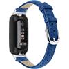 AISPORTS Compatibile con Fitbit Inspire 3 Cinturino in Pelle, Morbido Cinturino Traspirante Sottile Fibbia Classica in Metallo Cinturino Cinturino di Ricambio per Fitbit Inspire 3 Fitness Tracker