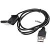 vhbw Cavo di ricarica compatibile con Garmin Edge 20, 25 computer da bicicletta GPS - 100cm, nero