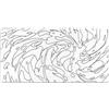 GutzyAiden Swirl - Tappetino per mouse extra large, configurazione da gioco, parte superiore in tessuto di poliestere ibrido, base in gomma naturale antiscivolo, spessore 5 mm, motivo vortice bianco
