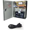RVT SECURITY - Box Di Alimentazione, Quadro Elettrico Interno, Quadro Elettrico, 12 Wolt, 15 Ampere, Funzione UPS, Cassetta Di Alimentazione, 1KG, BATTERIA NON INCLUSA