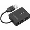 VulTech Hub 4 Porte USB USB 2.0 480 Mbps