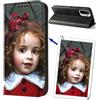 Mixroom - Custodia Cover Personalizzata con la tua Foto per Huawei P SMART 2019 Libro in Ecopelle Parte Interna in TPU Morbida Funzione Stand