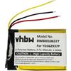 vhbw batteria sostituisce GoPro YD362937P per telecomando remote control (350mAh, 3,7V, Li-Poly)