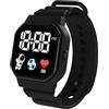 Generic Orologio digitale per orologio intelligente con display a LED e cinturino in silicone, comodo orologio sportivo con design impermeabile | cinturino morbido per bambini con, nero, Se référer à la
