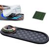 LLELEMAMO Multifunction Car Anti-Slip Mat Auto Phone Holder, Anti Slip Mat Mobile Phone Holder for Car Dashboard with Temporary Parking Numbe Pad for Phones Sunglasses Keys Gadgets (Style 2)
