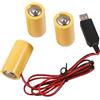 Kexpsogy Cavo di alimentazione da USB a 4,5 V LR14 C per eliminatori di batteria per controller giocattolo scaldabagno