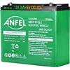 ANFEL Batteria Lead Acid AGM 12V 20Ah al Piombo Ricaricabile Ciclica Pila Batteria Ermetica Batterie di Ricambio per Trattorino Tosaerba Tagliaerba Carrelli Golf Cars Carrozzina Scooter