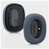 Generic Cuscinetti auricolari di ricambio per AirPods Max 2, copertura in spugna per cuffie over-ear, prevenzione del rumore, in pelle morbida, accessori per auricolari (nero)