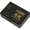 ALAIAS Mini mixer video, commutatore professionale, Splitter di segnale video compatibile HDMI 4K * 2K 1080P 3 Switch di ingresso 1 Switch di uscita for DVD / PS4 / HDTV con ampia compatibilità, facile da co