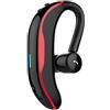 Sungive Auricolare Wireless Bluetooth 5.4 Mono/Indip. (L/R), 200h standby, ENC, HiFi, IPX4, 180° rotazione, 12g ultra-leggero, compatibile iOS/Android. Design ad aggancio.(rosso)