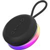Qivine Altoparlante Bluetooth Portatile Magnetico con Luci RGB, Cassa Bluetooth Potente, Suono Stereo a 360°, Bluetooth 5.3, 13 Ore, Impermeabile, Ingresso TF, Ideale per Sport, Feste, Ciclismo