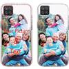 TIANDIMY Custodie Personalizzate per Samsung Galaxy A12/M12,Personalizzabile con Foto,Immagine,Testo Cover,Trasparente Morbido Case,Antiurto Custodie,per Galaxy A12/M12 Personalizzabile Custodie