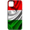 Mixroom - Cover Custodia Back case In TPU Silicone Morbido Per iPhone 15 PRO Max Fantasia Bandiera Italia F85