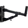 Pronomic Supporto da Parete per Casse PA WSM-40 per casse PA e HiFi (per casse fino a max 40 kg e flangia da 36 mm, angolo regolabile su 5 livelli, rotazione orizzontale, stabile, metallo) nero