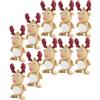 A Plus+ 10 Pezzi Renna USB PenDrive 8GB Chiavette USB 2.0 Regali di Natale