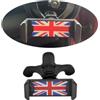 Generic R50 R52 R53 Union Jack Porta Cellulare Auto, 360 Gradi di Rotazione Telefono Auto per Presa D'aria Compatibile con Cooper One/S/JCW R50 R52 R53 2002-2006(Union Jack Blu)