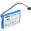 vhbw batteria compatibile con TomTom XXL 550M, 550T, 540T, 540TM, 550, 550TM, 540, 540S, 540M navigatore GPS (900mAh, 3,7V, Li-Ion)