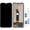Generico Schermo LCD per DOOGEE S100 PRO LCD Display Digitizer Vetro Touch Schermo Ricambio Assembly (Nero)