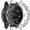 RuenTech Custodia compatibile con Garmin Fenix 6 Pro Saphir Sapphire Custodia Protettiva TPU Pellicola Protettiva Shell Schut (Chiaro)