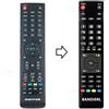 Remote Control Telecomando Compatibile per United già programmato, LED 24SK36, LED 32SK36, LED 39SK36, LED 43SK36