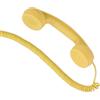 hi-Fun Hi-Ring, Mini Cornetta Vintage con Filo e Jack Audio da 3.5, Colore Giallo