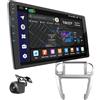 UGAR Autoradio UGAR Android 15 compatibile per LAND ROVER Discovery 3 2004-2009 9 pollice Autoradio touchscreen con CarPlay wireless e Android Auto, 8 GB + 128 GB, Bluetooth, WiFi, DSP, DAB+, navigazione G