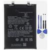 Audiosystem BATTERIA COMPATIBILE per XIAOMI REDMI NOTE 12T / 12 PRO 5G 22101316C / POCO X5 PRO 22101320I 22101320G BP4K Con Capacità Originale 4300MaH +Set Attrezzi RICAMBIO Sostituzione