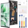LADYSON Incell - Schermo LCD di ricambio per Samsung Galaxy S23 Ultra Display per Samsung Galaxy S23 Ultra 5G SM-S918B SM-S918U SM-S918W Display LCD Touch Screen Digitizer Assembly (senza impronte digitali)