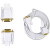 vetrine in rete Vetrineinrete® Cavo prolunga vga Maschio 15 Pin 24k da 1,5 3 5 e 10 Metri per Monitor pc Computer TV Video Piatto (3 mt) D79
