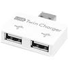 Generic Hub splitter USB, hub connettore USB, moltiplicatore di porte USB, convertitore multi-porta USB 4 x 4 x 1 cm, adattatore multi-porta per risparmiare , per casa, auto, scuola e viaggi (nero,