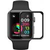 Lucbuy 38mm / 42mm Apple Watch Pellicola salvaschermo per schermo in vetro temperato iWatch 3D Full Coverage, anti-bolla HD, antigraffio per iWatch Series 3/2/1 (42mm)