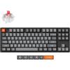 Keychron K8 MAX Tastiera meccanica wireless, 2,4 GHz/Bluetooth/USB-C, RGB, QMK/VIA, Hot-swap, Telaio in Alluminio, Macro programmabili, PBT Keycaps, Per Mac Windows, Super Red Switch