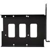 AsrMyjcx Adattatore per alloggiamento unità HDD, Staffa di Montaggio per Kit di Montaggio unità Disco HDD PCI SSD, Adattatore SSD, 3.5inch Black