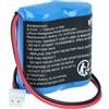 vhbw batteria sostituisce Visonic GP2CR123A, EVE2CR17450-C, 103-302915, OSA363, 103-302891 per sensore di movimento (1350mAh, 6V, Li-MnO2)