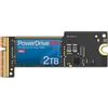 Générique SSDMac PowerDrive M4 Pro 2TB - SSD interno 2TB per Apple Mac Mini M4 Pro da installare autonomamente - Velocità di scrittura fino a 10300 MB/s - Lettura fino a 5200 MB/s - Testato in Francia