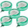vhbw 5x NiMH Batteria a bottone di ricambio 2 pin tipo 1/V80H 80mAh 1,2V compatibile con batterie compatibile con modellismo, luci solari ecc.