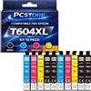 PcStore Cartucce Compatibili Epson 604XL Multipack 10 Pezzi (4 Nero + 2 Ciano 2 Magenta 2 Giallo) - Alta Capacità XL - per Epson XP-2200 XP-3200 XP-4200 WF-2910 WF-2930 WF-2950