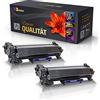 123Color 2 cartucce toner 123 colori, compatibili con Brother MFC-L 2710 DN MFC-L 2710 DW MFC-L 2712 DN MFC-L 2712 DW TN 2420 TN-2420 TN2420 Black - Office Print Serie