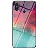 MadBee Cover per Xiaomi Mi Max 3 [con Pellicola Proteggi Schermo],Custodia Protettiva in Vetro Temperato 9H [Cielo Stellato] + Cornice Paraurti in Silicone Morbido Cover Case (Stellato Colore)